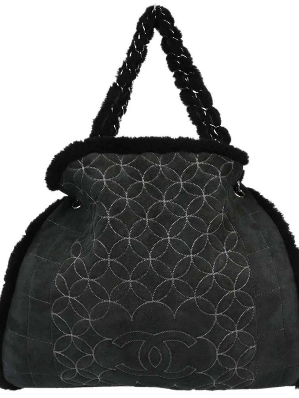 Chanel Black Mouton Choco Bar